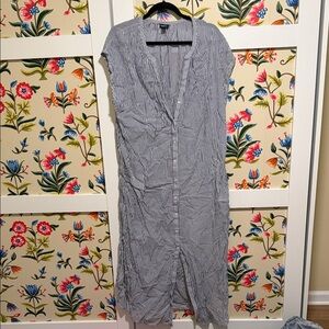 GapBody Striped Midi Beach Coverup